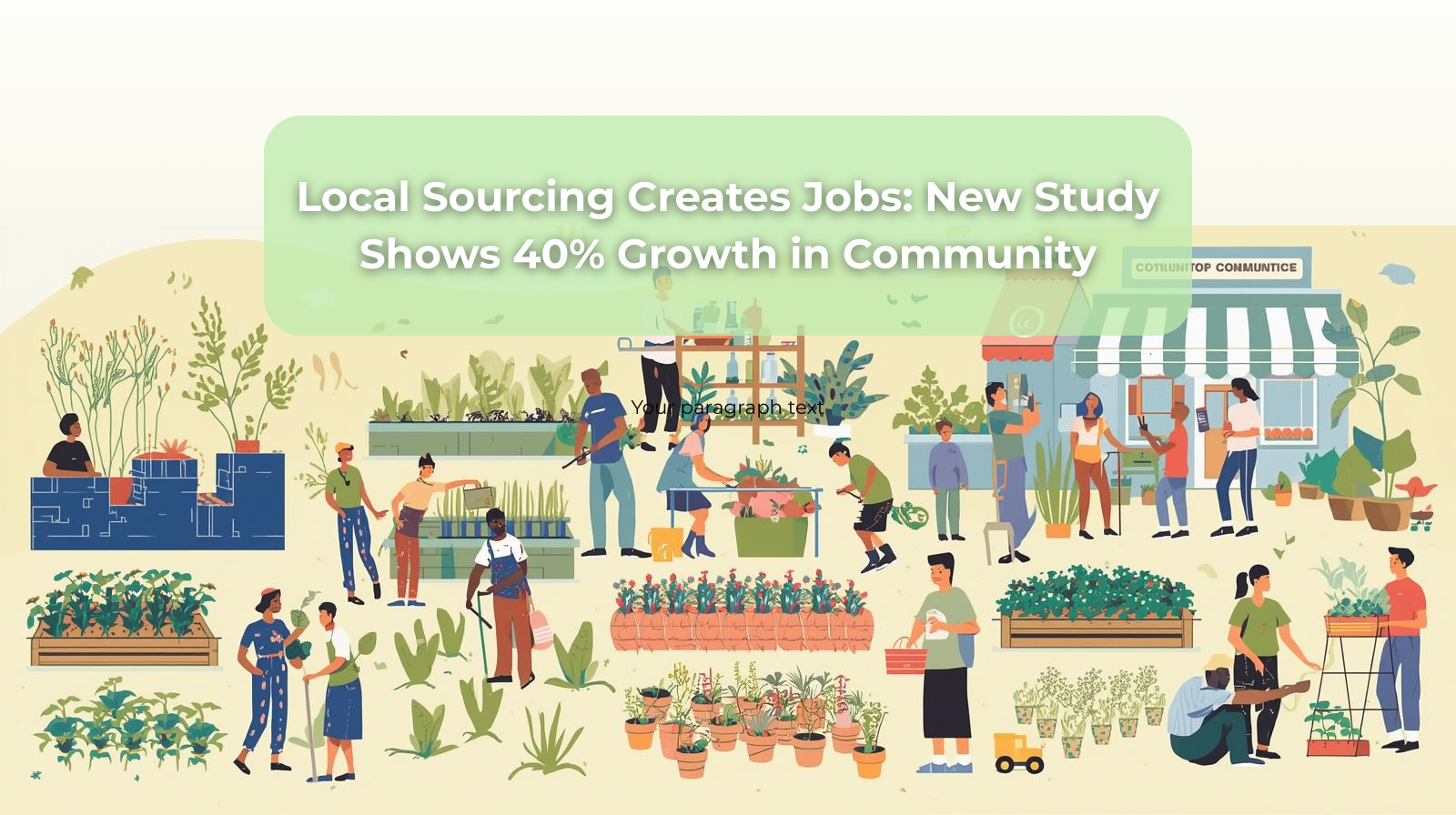 Local Sourcing Creates Jobs: New Study Shows 40% Growth in Community